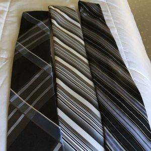3 ties in like new condition